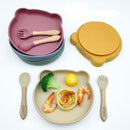 Tigela de silicone em formato de urso