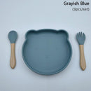 Tigela de silicone em formato de urso