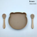 Tigela de silicone em formato de urso